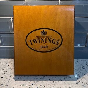 Twinings of London Tea Storage Box - Honey Brown